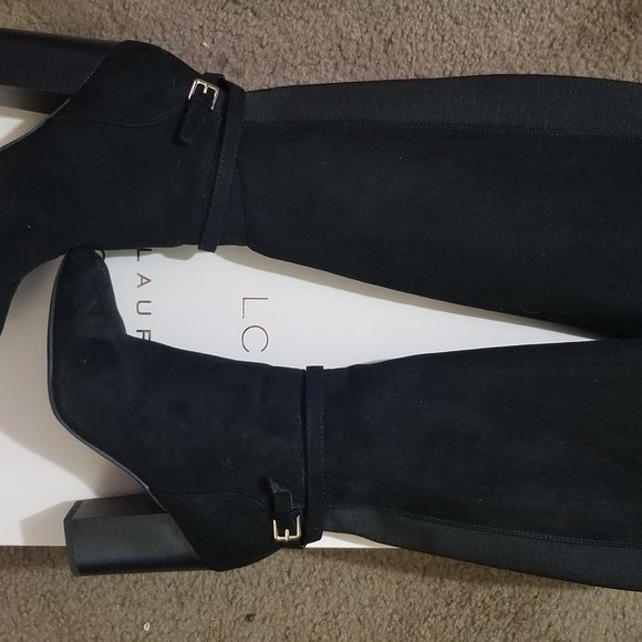 Lauren Conrad Knee high black boots - Picture 5 of 5
